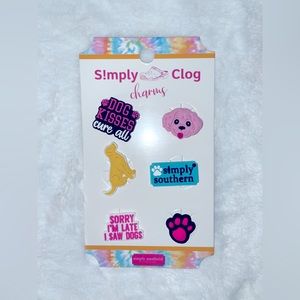 Simply Southern Clog Charms PAW